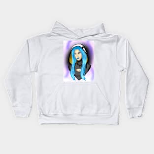 my work on siren class Kids Hoodie